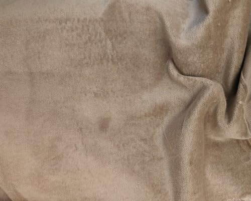 Tissu velours 100% coton lavande clair grande largeur 279cm pour rideaux