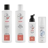 Nioxin System Kit 4, Color Treated Hair with Progressed Thinning, Full Size (3 Month Supply),...