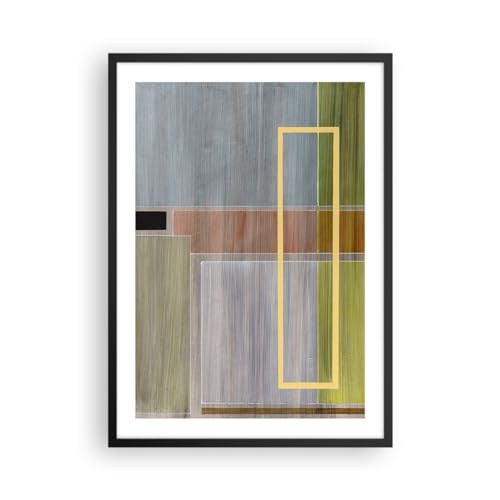 Tableau Decoration Salon Chambre Haut de Gamme Poster Cadre Noir 50x70