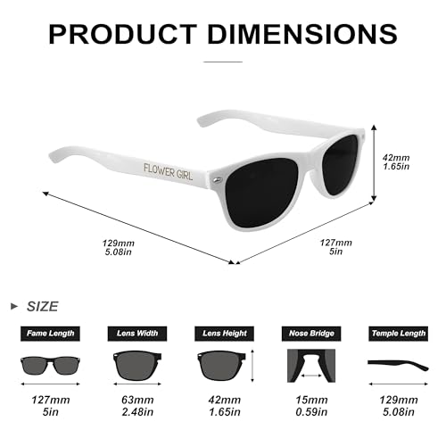 Flower Girl Sunglasses Little Bridesmaid Proposal Gift.4