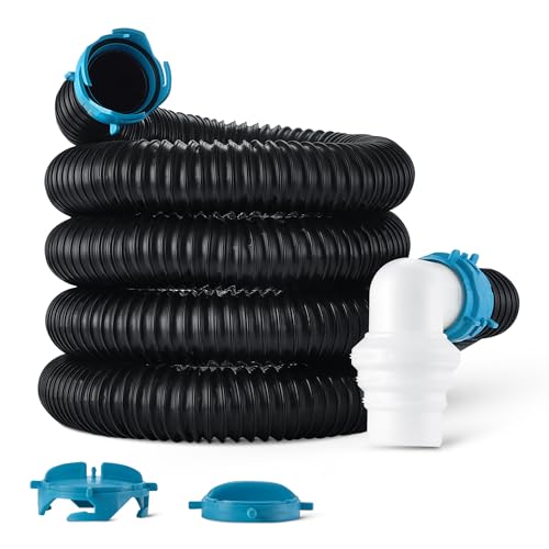 Amazon Basics - RV Sewer Hose, 20 ft, Black