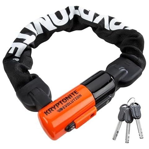 Kryptonite Evolution Chain Lock, 10mm x 55cm Cover