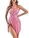 Avidlove Women Pink Lingerie Sexy Nighty Lace Babydoll Mesh Nightwear Small