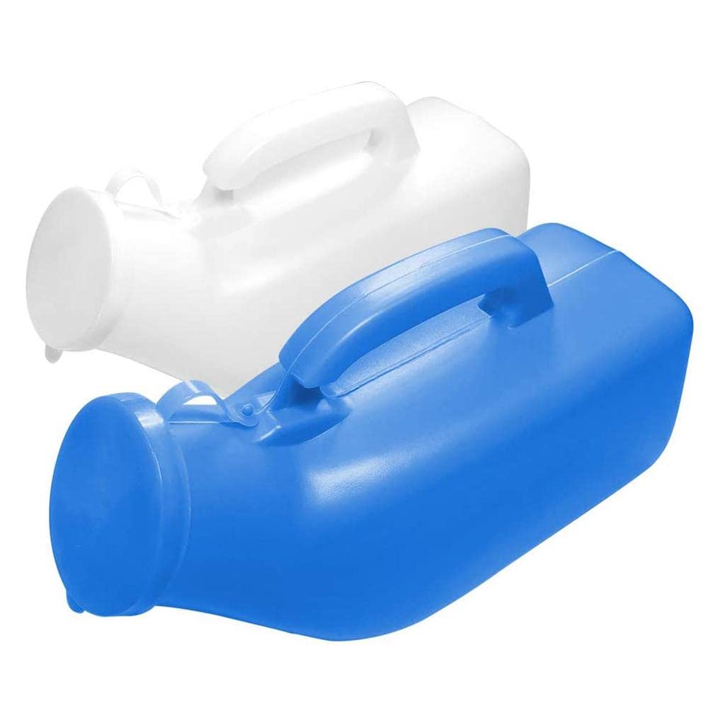 MERISHOPP®|Handheld Portable Mobile Urinal Toilet Bottle Men use white 1200ml with lid|Health & Beauty | Medical, Mobility & Disability | Daily Living Aids |1X Portable Mobile Urinal Toilet