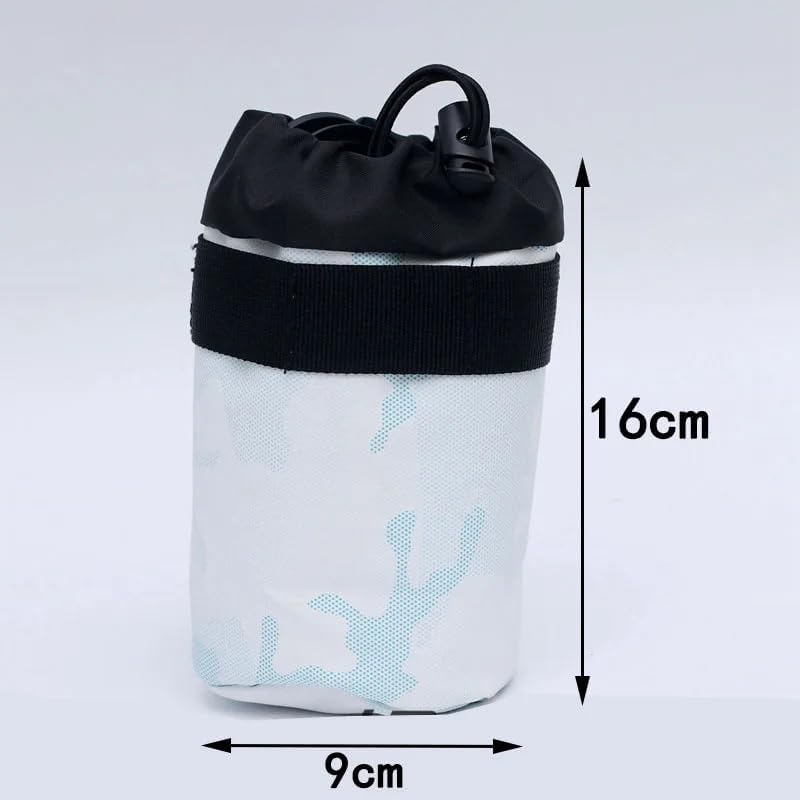 Water Resistant Stem Khaki Bag for Brompton or Birdy in White