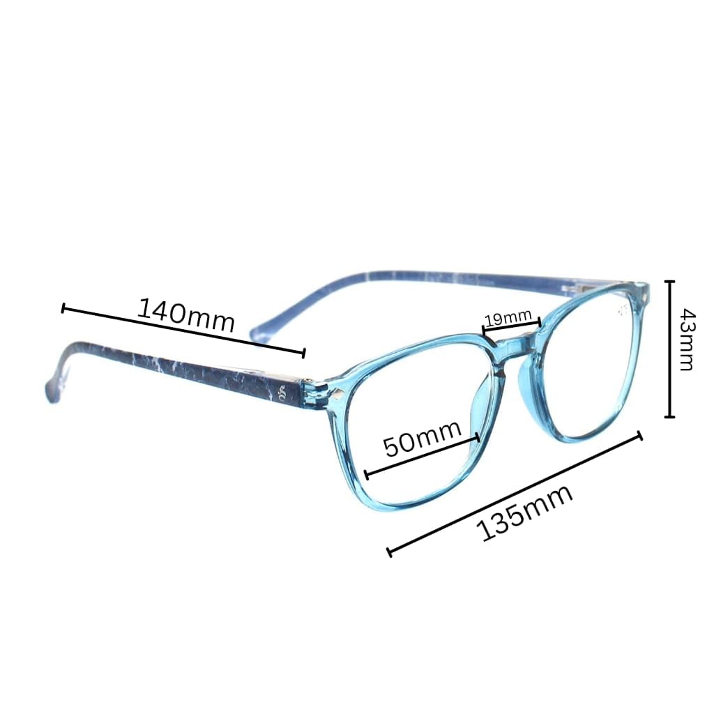 ESPERTO READERS RAINY READING GLASSES FOR MEN & WOMEN POWER +1.00 to +3.00 (+1.00, BLUE) 2