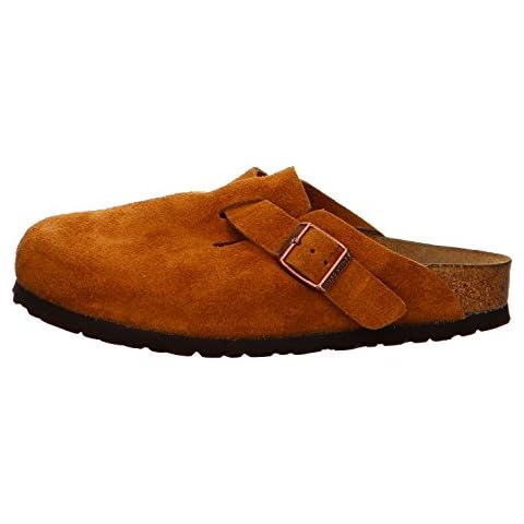 Birkenstock Zuecos Boston Mink Piel Aterciopelada Cover