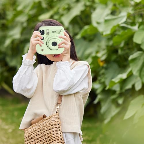 Funda Protectora de Cuero PU para Cámara Instax Mini SE/7+ miniatura 5