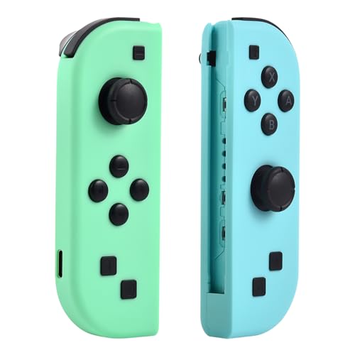 ZHCWM Compatible with Nintendo Switch Controller,Wireless Switch Controllers For Nintendo Switch/Lite/OLED,Green Blue