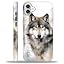 Gray wolf in the forest