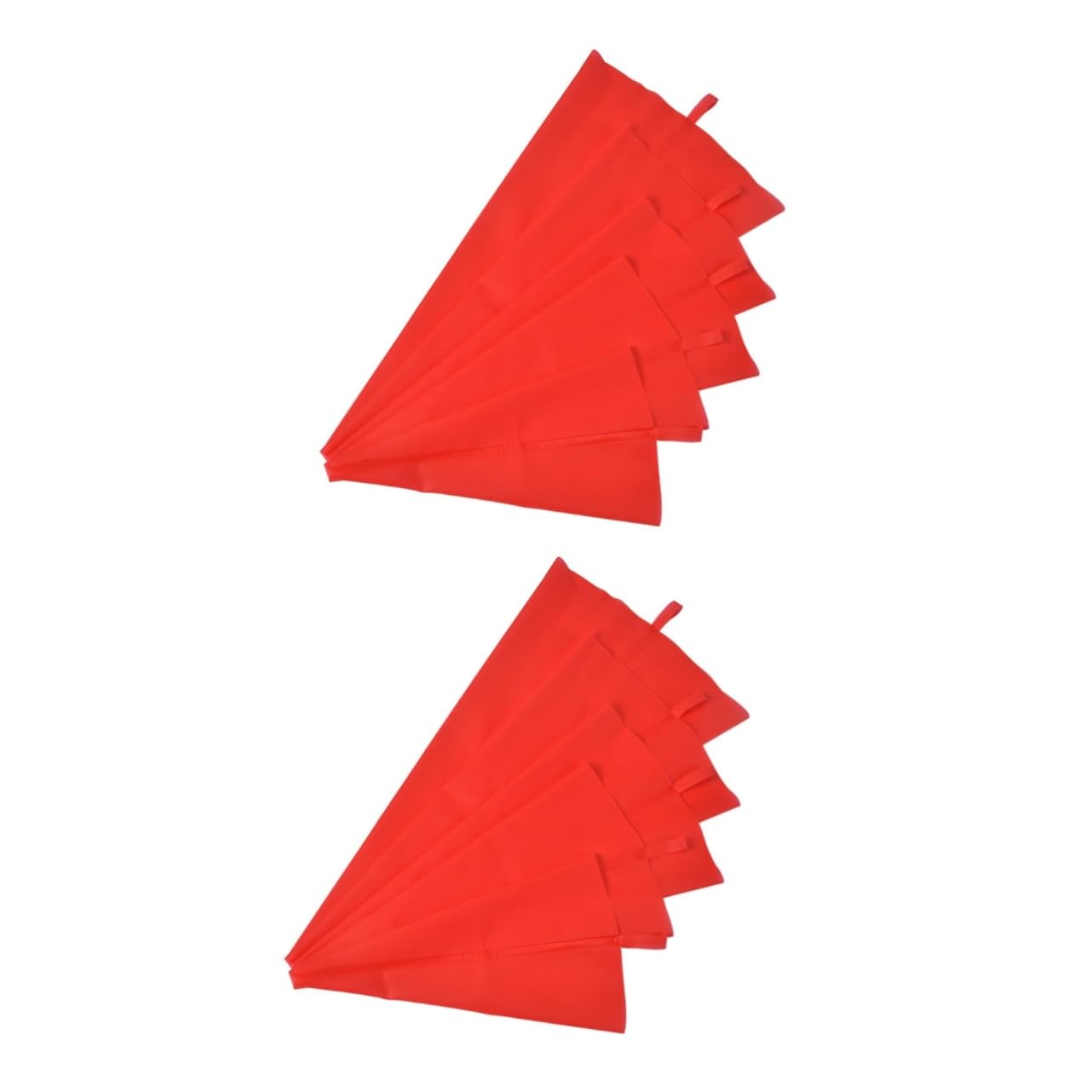 MUCKLILY 2sets Reusable Pastry Bags Washable Icing Bags for Cake Decorating Kitchen Baking Tools Food Grade Tpu for Biscuits Cookies 5pcs*2