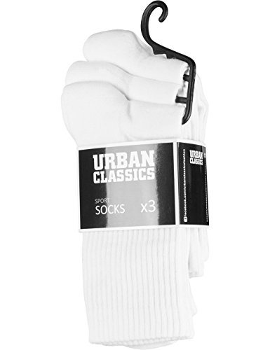 Urban Classics M??czy?ni Skarpetki, Bia?y, 43-45 EU