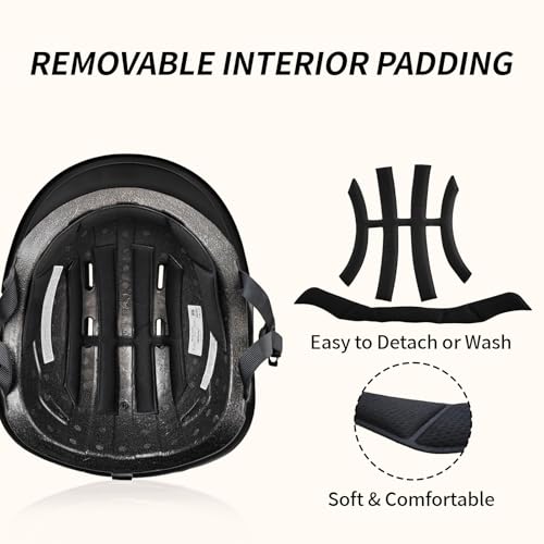 Bike Helmet for Adults, Adjustable Bicycle Helmet for Men &