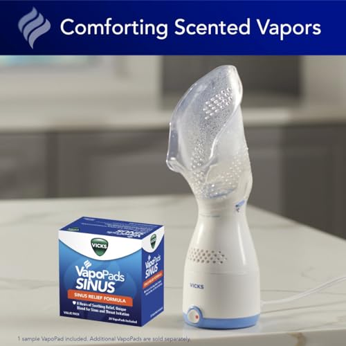 Vicks Personal Steam Inhaler for Congestion Relief and Coughs. Soft