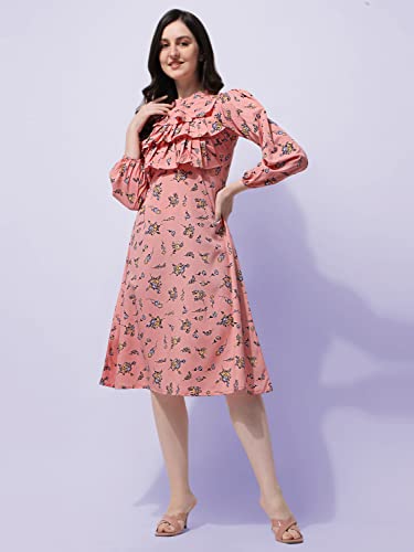 Image of OOMPH! Women's Wrap Knee Length Dress