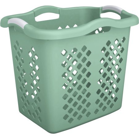 Home Logic Two-Bushel Lamper Spearmint Color with Pearl White Handles