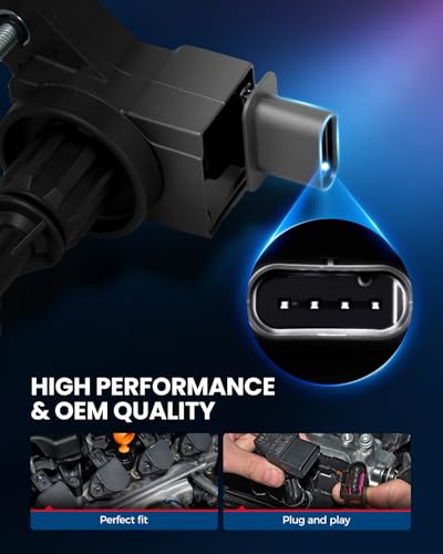 Image of KAX 6 Ignition Coils & 6 Spark Plugs Set for 3.6L V6 Colorado, XT5, Acadia