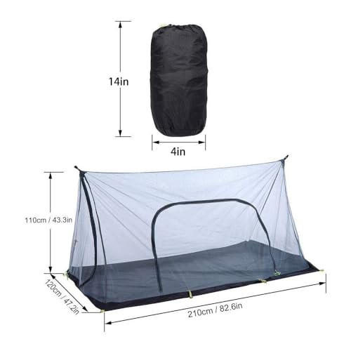 Vilemoon Lightweight Backpacking Tent 2-3 Person, 5LB Bushcraft Tent with Canopy, Waterproof Trekking Pole Tent, Camping Shelter, Hiking Tent with 4 Poles (Inner Tent) - Thumbnail 2