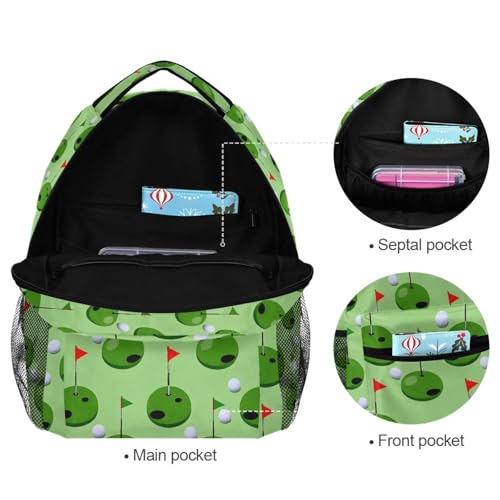 Golf Ball Backpack for School Travel