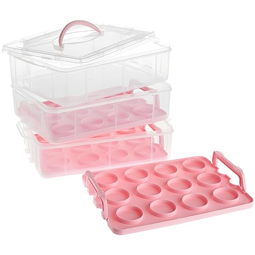 Juvale ARIST 3 Tier Cupcake Carrier thumb #8