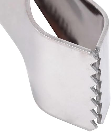 Miniatura 5 de Soro Essentials - Juego de 6 pinzas de acero inoxidable de una sola pieza de acero inoxidable de 9 pulgadas de grosor de 0.039 in de grosor, pinzas