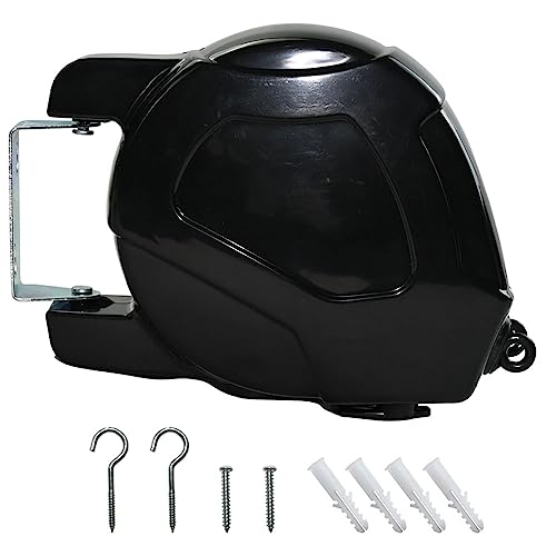 Ram® 30M Clothes line Adjustable Outdoor Garden Clothes Line Retractable 2 x 15M Dual Clothes Line Garden Outdoor Bathroom Washing Line Laundry Clothes Line