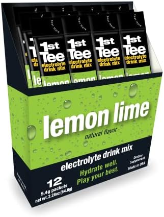 1st Tee Electrolyte Drink Mix Lemon Lime (Box of 12)