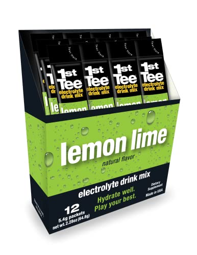1St Tee Electrolyte Drink Mix Lemon Lime (Box Of 12) #TOP23