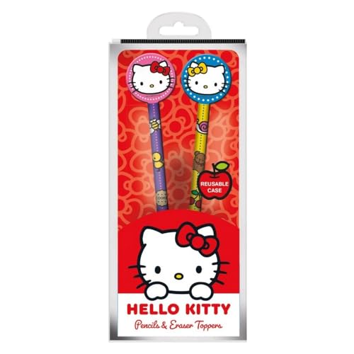 Hello Kitty - Crayon à papier et embout (Taille unique) (Multicolore)