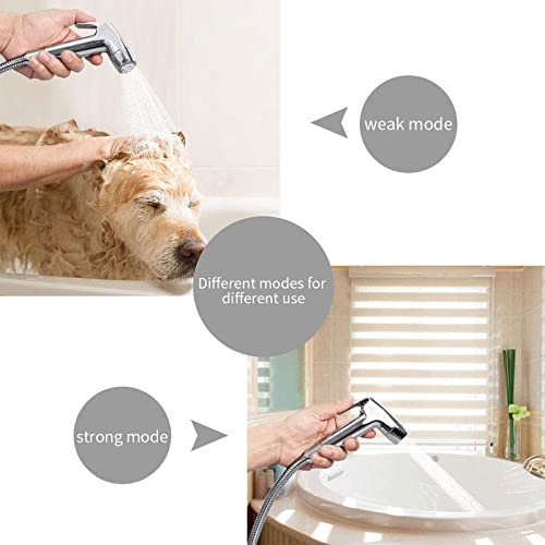 Handheld Bidet Sprayer Toilet Bathroom Douche Cloth Washing Diaper Cleaning Shower Head with with 2 Way Shower Diverter - Image 3