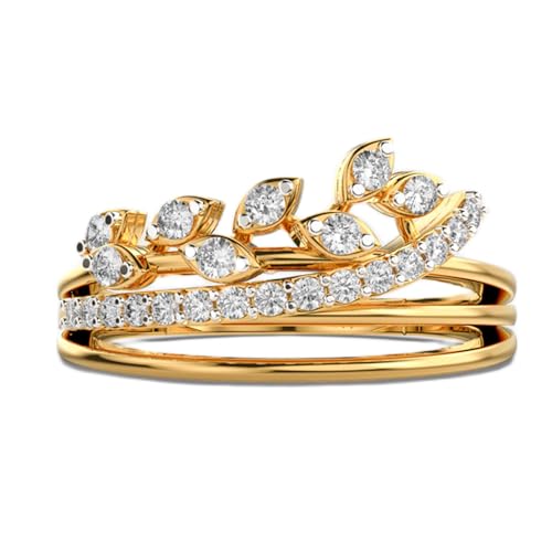 Bague argent 925 moissanite anti-ternissement fleur délicate faite main