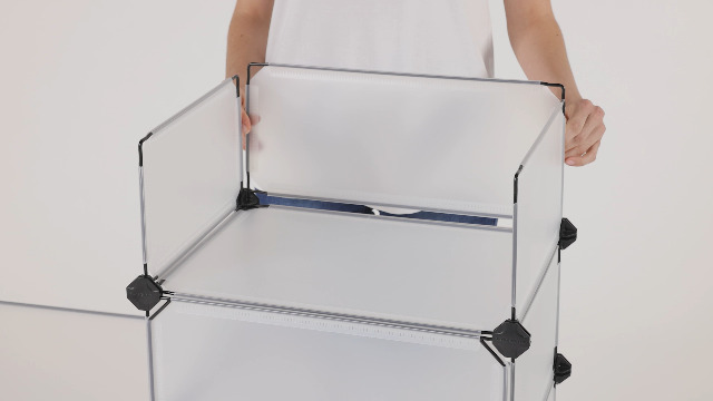 WOLTU Euble Chaussure, Rangeent Chaussure Avec 8 Copartients, Boîte