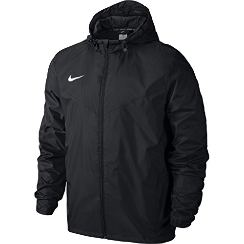 NIKE Men's Team Sideline Rain Soccer Jacket (Small) Black