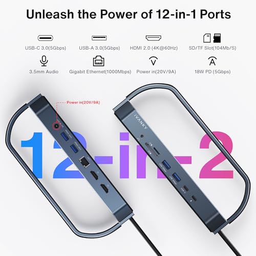 Dock MacBook Pro iVANKY FusionDock 2 pour un bureau épuré et efficace - 5