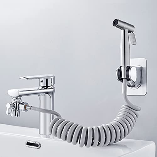Ensemble douchette salle de bain brossée à installation facile - 2