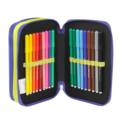 Trousse 3 compartiments Splatoon pour ne plus perdre ses crayons à l'école primaire - 4