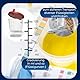 Horn Medical Urinbecher/Probenbecher mit Schnappverschluss 150ml Fassungsvermögen, Maßtabelle bis 125ml/4oz, beschriftbar (25)