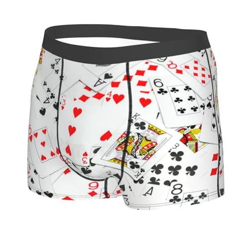 Poker Casino Playing Cards Men's Boxer Briefs Underwear novelty Trunk Underwear Breathable Stretch Briefs2