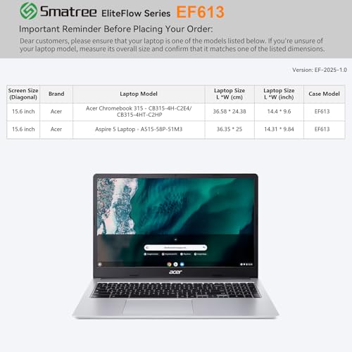 Funda Smatree EliteFlow para laptop 15.6 pulgadas miniatura 2