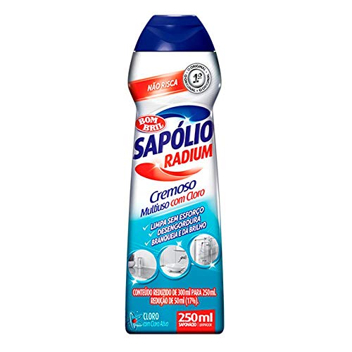 Sapólio Radium Cremoso Cloro 12/250Ml, Sapólio
