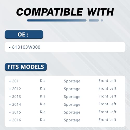 Image of KELOKE Door Latch Lock Actuator for Kia, Front Left | Sportage 2011 - 2016, Driver Side, Replace# 81310-3W000 813103W000