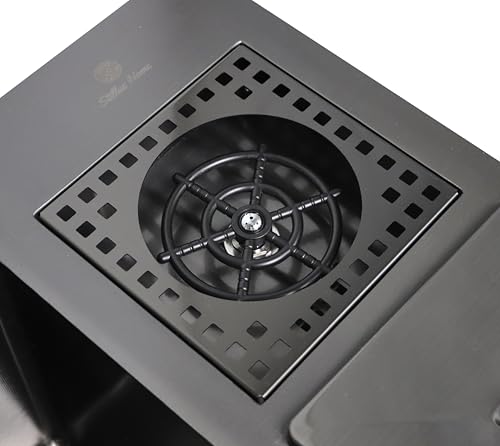 Stillus Home - CUBA COZINHA GOURMET MULTIFUNCIONAL PRETA LIXEIRA LAVA COPOS
