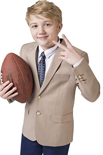 Pierre Cardin Boysâ€™ Blazer (5, TAN)