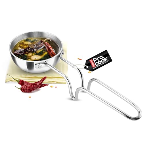 Image of MILTON Pro cook Induction Cookware & Gas Stove Friendly Triply Stainless Steel Tadka Pan 10 cm (230 ml) | Thick Gauge | Long Sturdy Handle | for Frying Dal & Spices | 3 Year Warranty | Silver