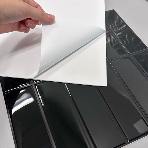 Azulejos de pelar y pegar extragruesos con paneles 3D impermeables y termo-resistentes 7