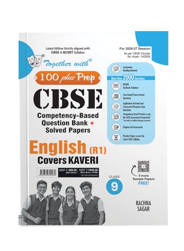 Image of Together with CBSE Class 9 2026-27 English (Kaveri) R1 | Answer key all sections with Mark-wise structured answers | edition