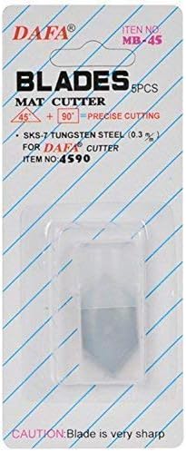 Pack Of 5 Dafa Mount Board Cutter Spare Blades