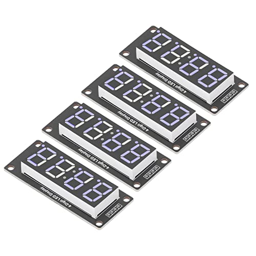 Module d'horloge TM1637 et afficheur LED 4 chiffres blanc pour domotique maison