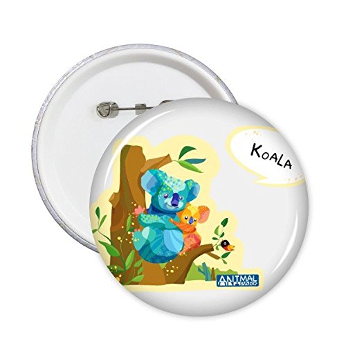 Badge Koala Australie lot de 5 pins ronds pour offrir aux passionnés de voyage