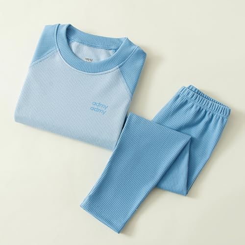 Girls 2 Piece Colorblock Oufits Warm Fleece Lined Long Sleeve Raglan Sweatshirt + Pants Fall Winter Sets for Boys 2-14 Years4